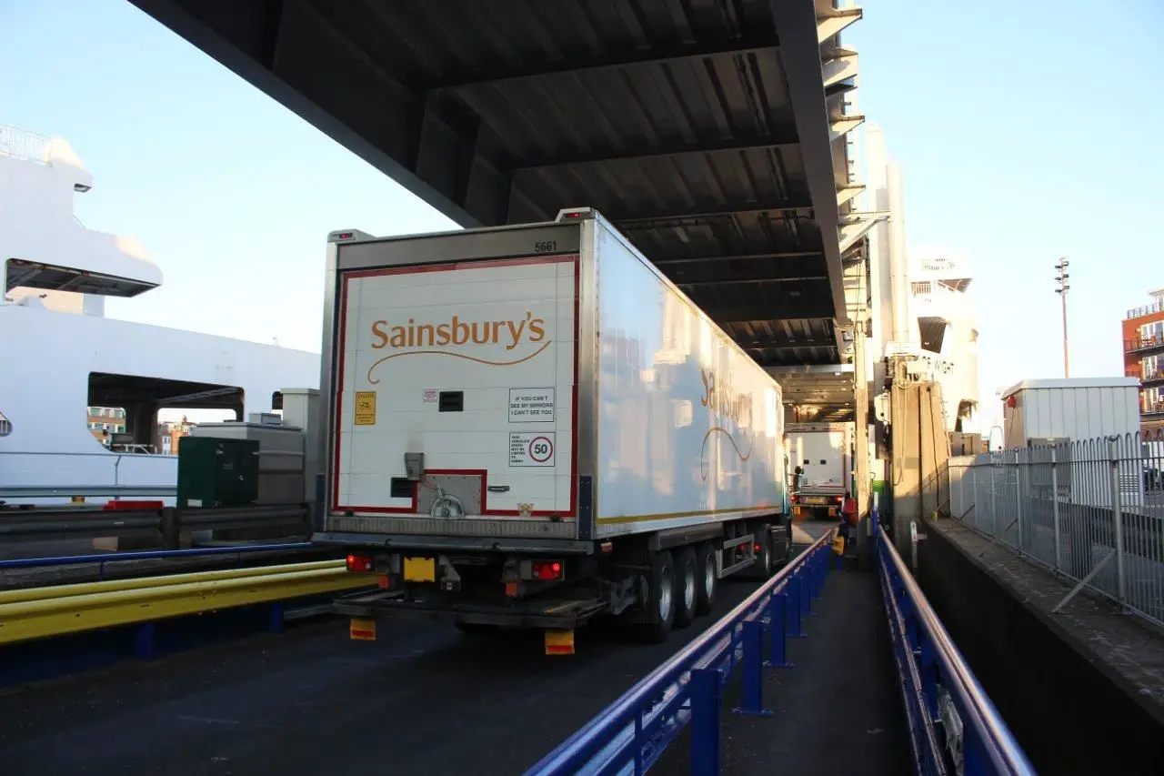 Wightlink has been working closely with Sainsbury's to get essential supplies to the Island