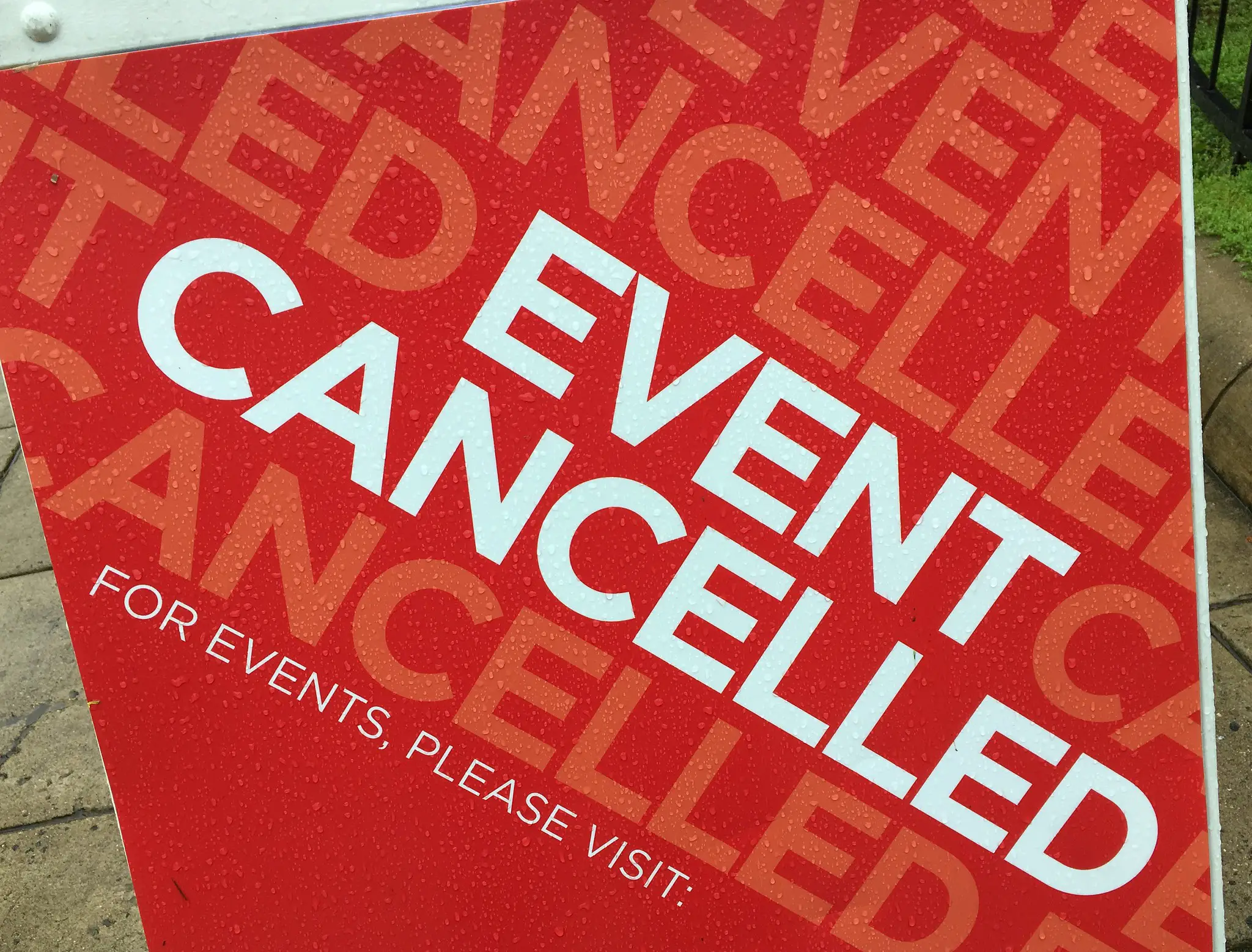 event cancelled poster
