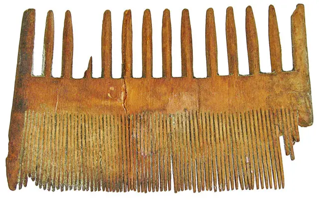 Wooden comb from Yarmouth Roads Wreck