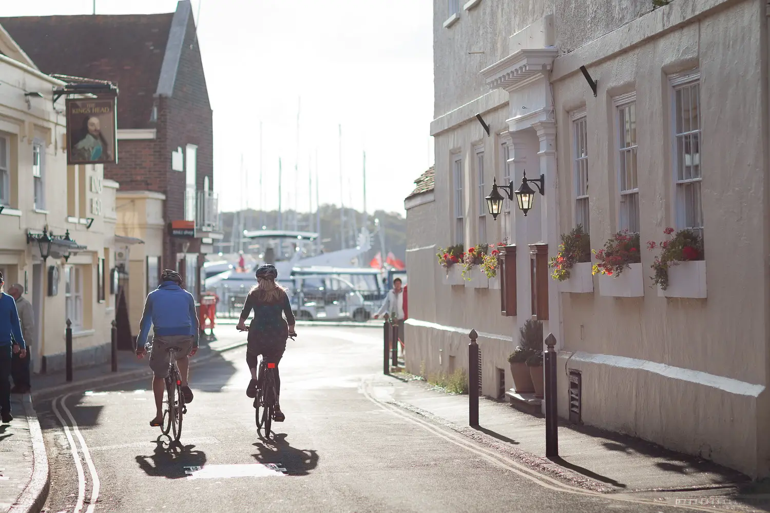 cyclists in yarmouth