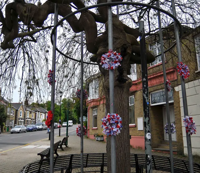 East Cowes VE Day decorations