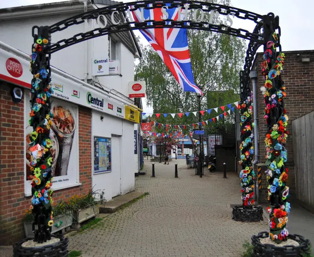 East Cowes VE Day decorations