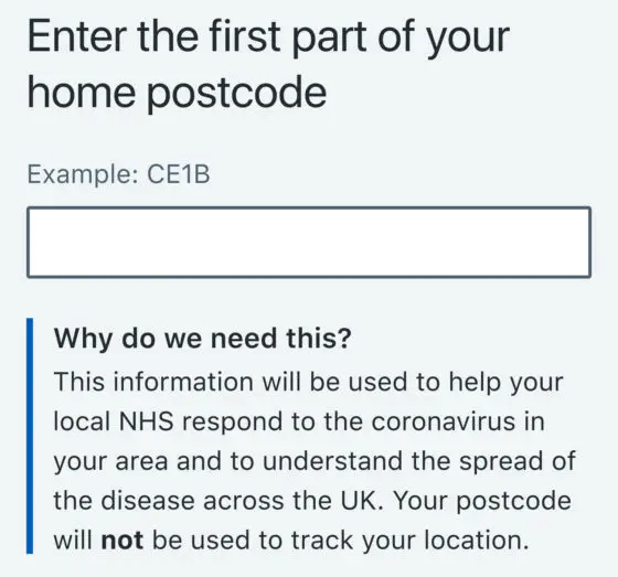 Enter your postcode