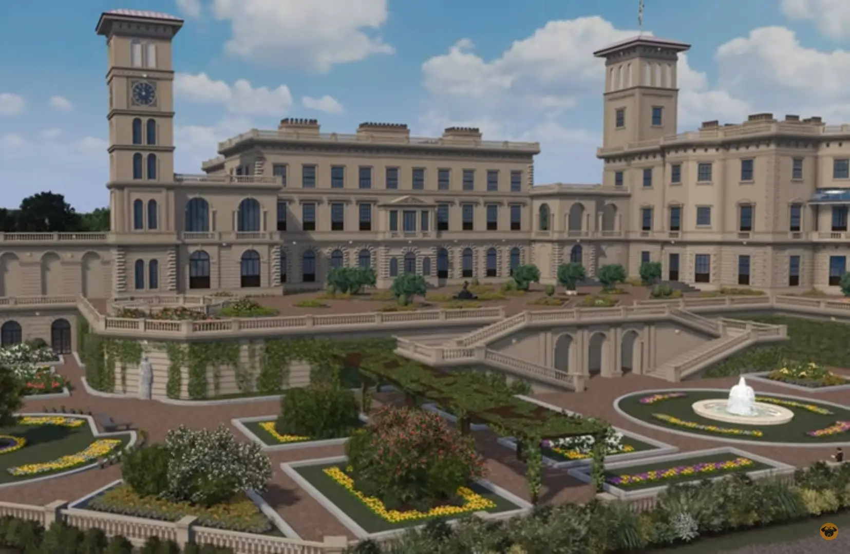 Isle of Wight in video game by PugGaming - This Osborne House