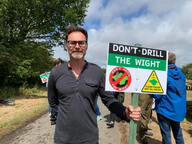 Don't Drill The Wight campaign launch - Labour's Richard Quigley