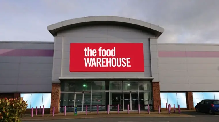 artist's impression of food warehouse signage