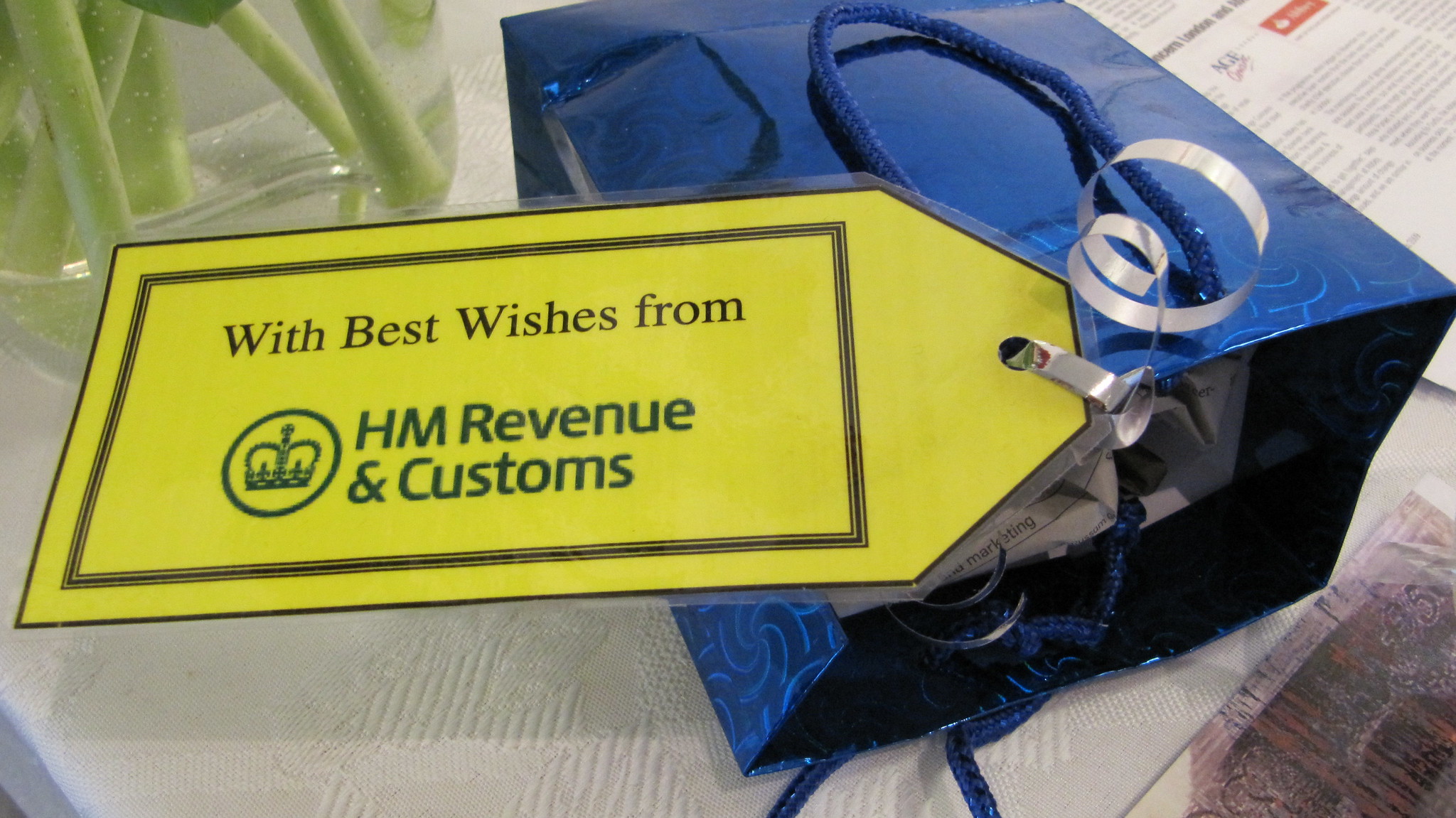 best wishes tag from HMRC