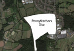aerial map of pennyfeathers site