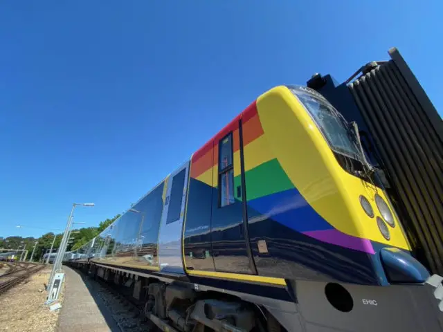 South Western Railway's 'trainbow' for Pride month