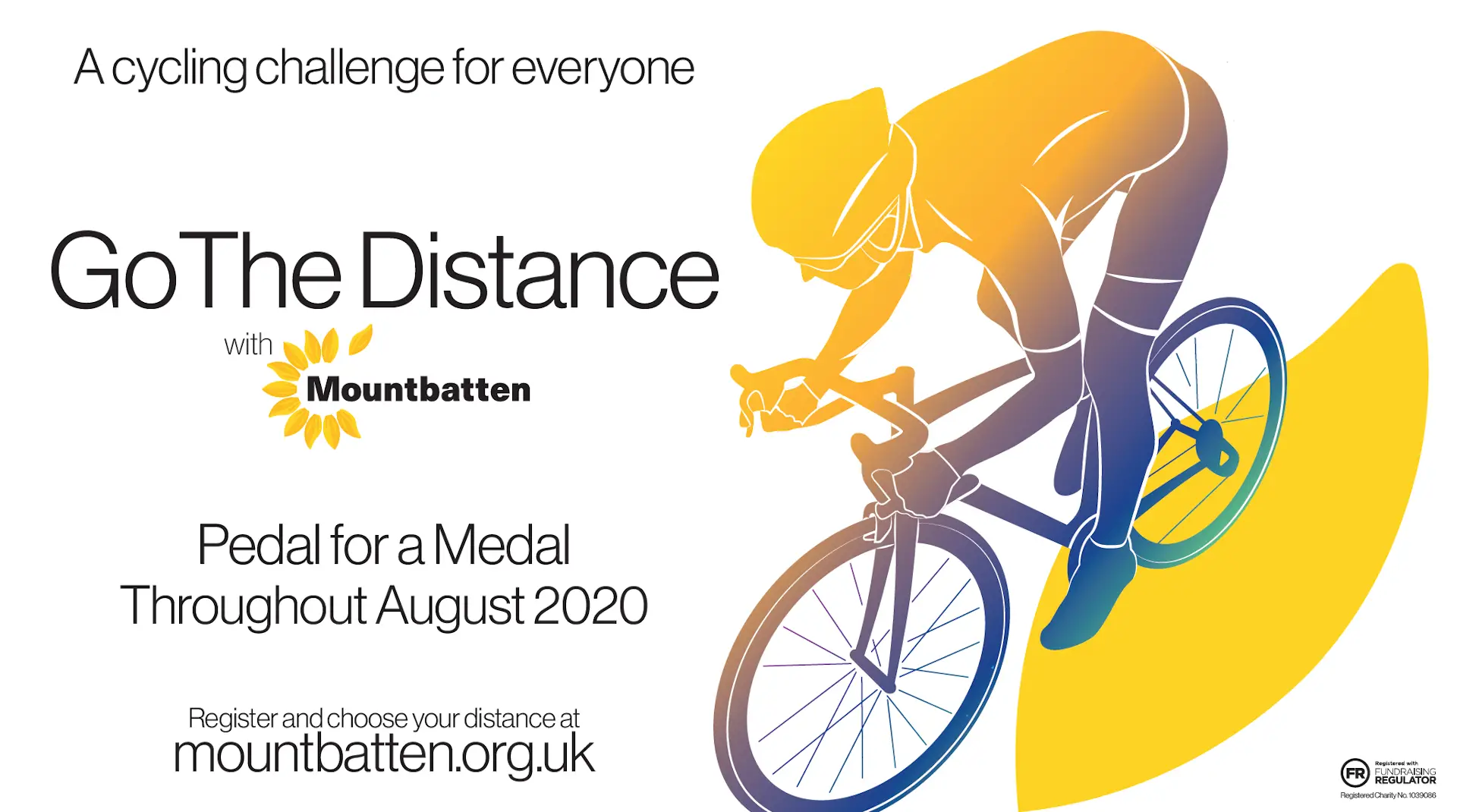 Go the Distance cycling poster