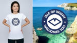 Isle of Wight welcomes you t shirt and logo