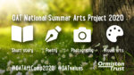 Poster for summer arts challenges