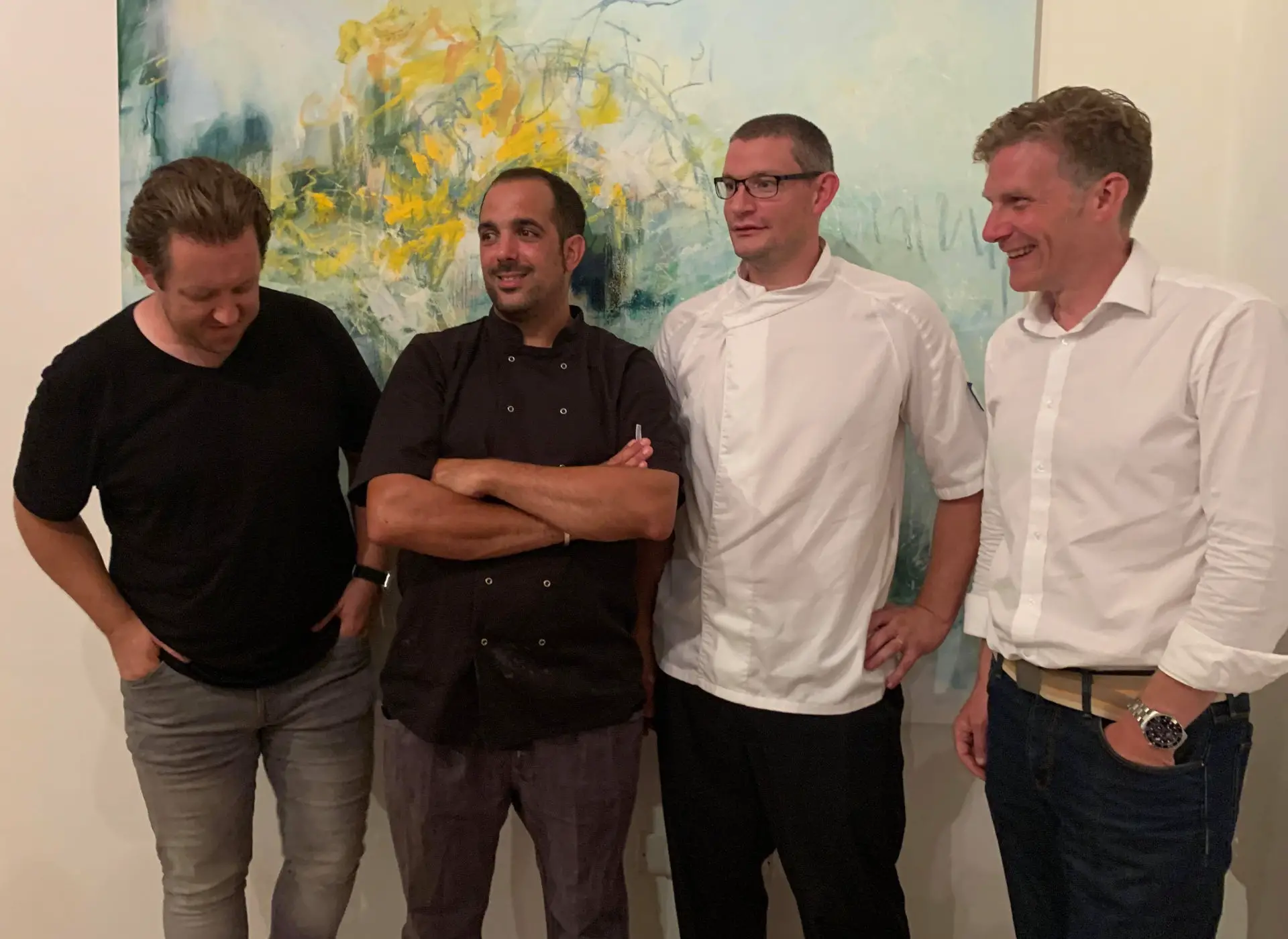 Chefs - Ashley Palmer-Watts, Adam Fendyke, Nick Dobson and Justin Clarke