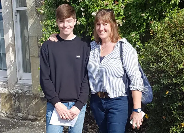 Ryde School pupil and Mum