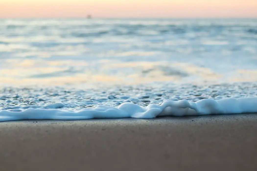 calm water on a beach