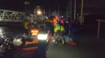 People being rescued by Cowes RNLI