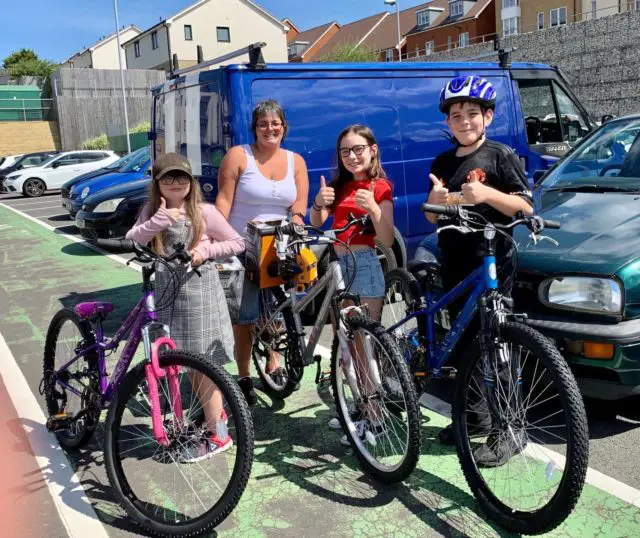 New bikes for these young carers