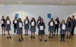 Cowes DofE students with their awards