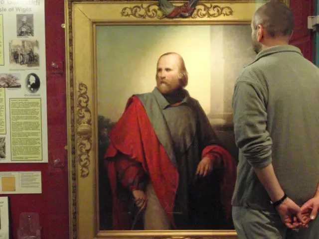 The Garibaldi Painting at the Museum of Island History