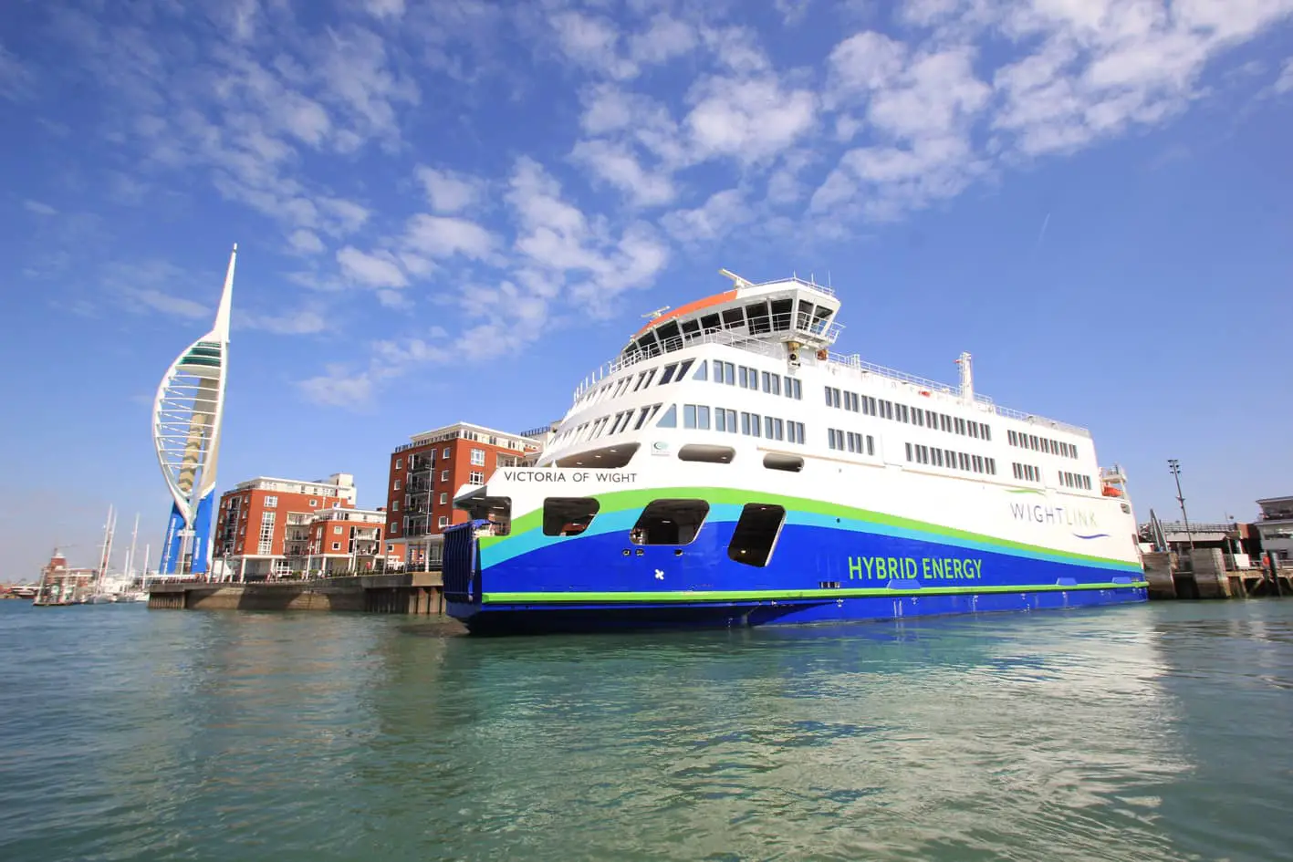 Victoria of Wight in Portsmouth Harbour