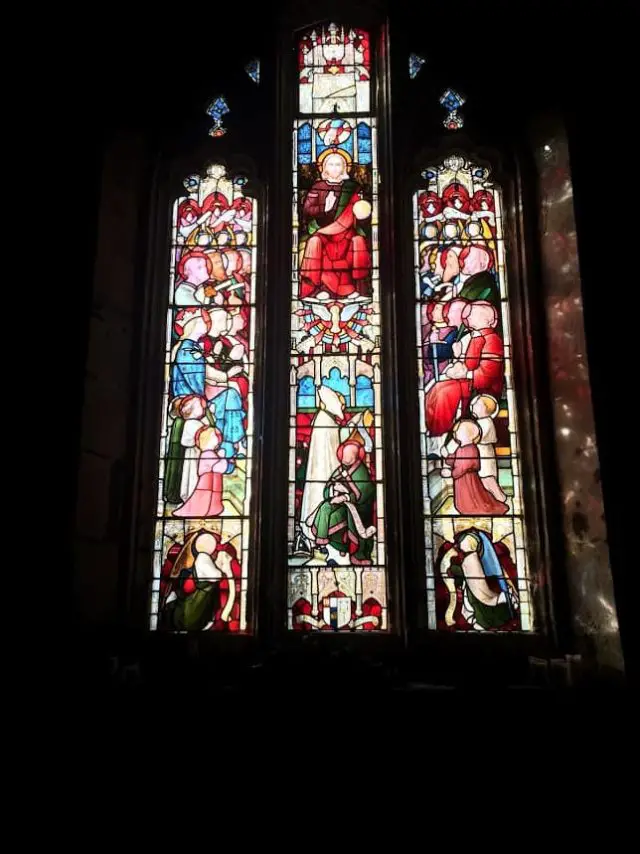 Whitwell Church stained glass window