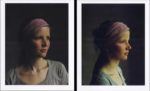 andreas polaroids of a woman looking away