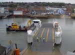seaclear holding the floating bridge in place -