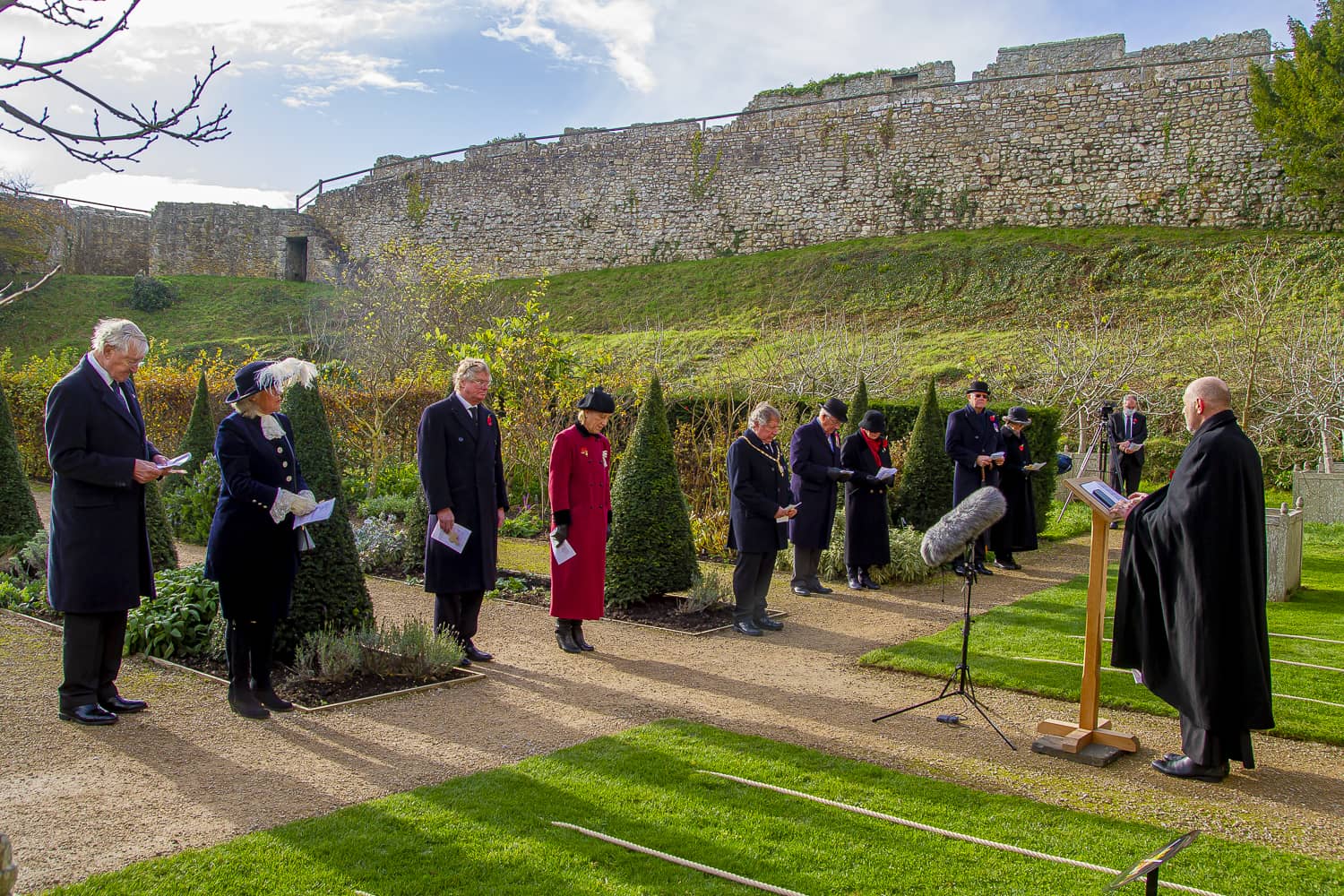 Remembrance Service at Carisbrooke Castle