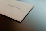 letter in envelope on a desk
