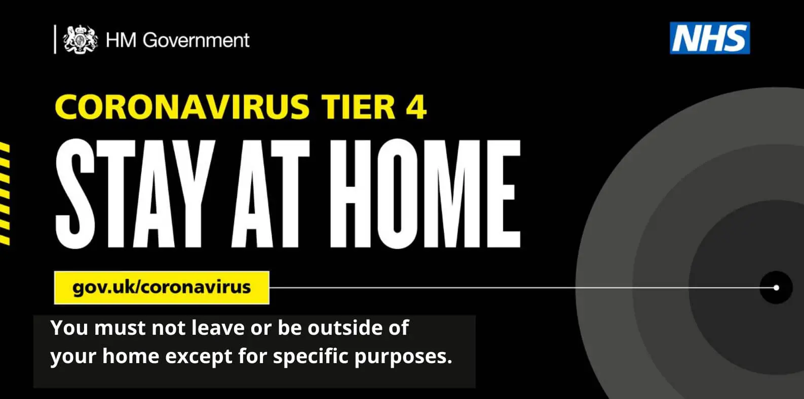 Tier 4 stay at home notice