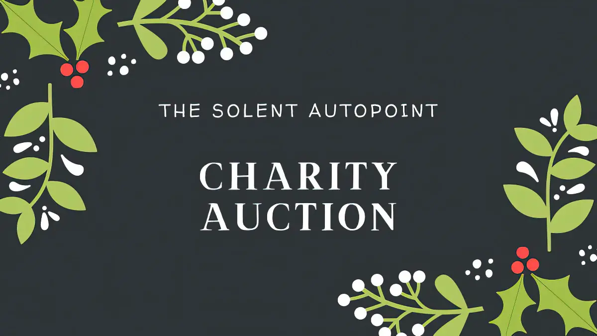 solent autopoint charity auction poster