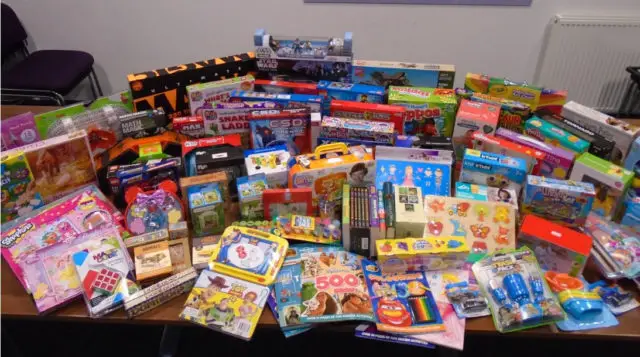 Toy donation from Christ the King College