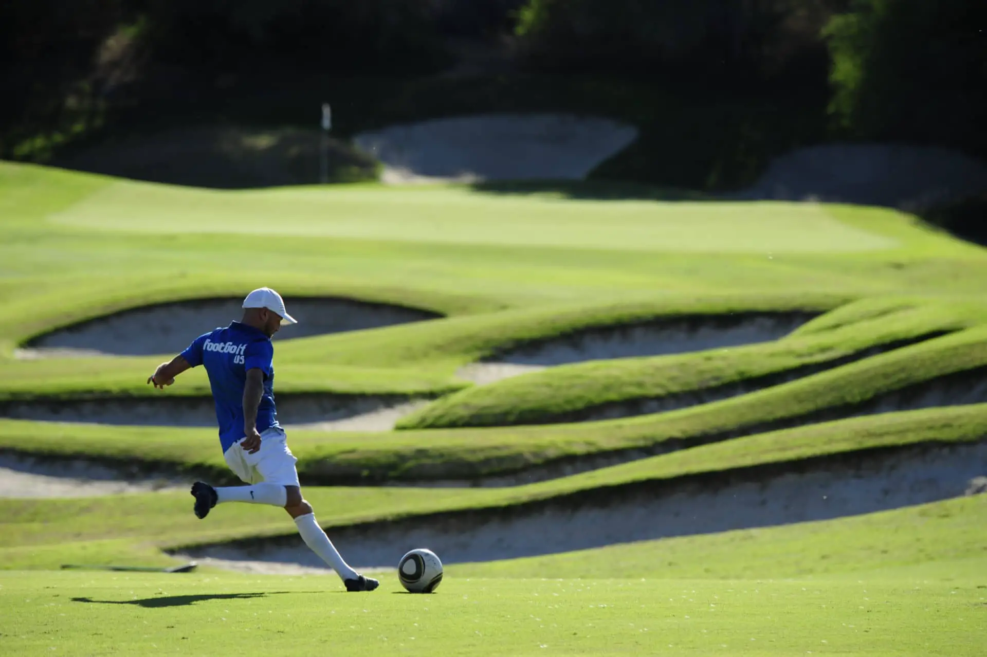 FootGolf Player on golf course