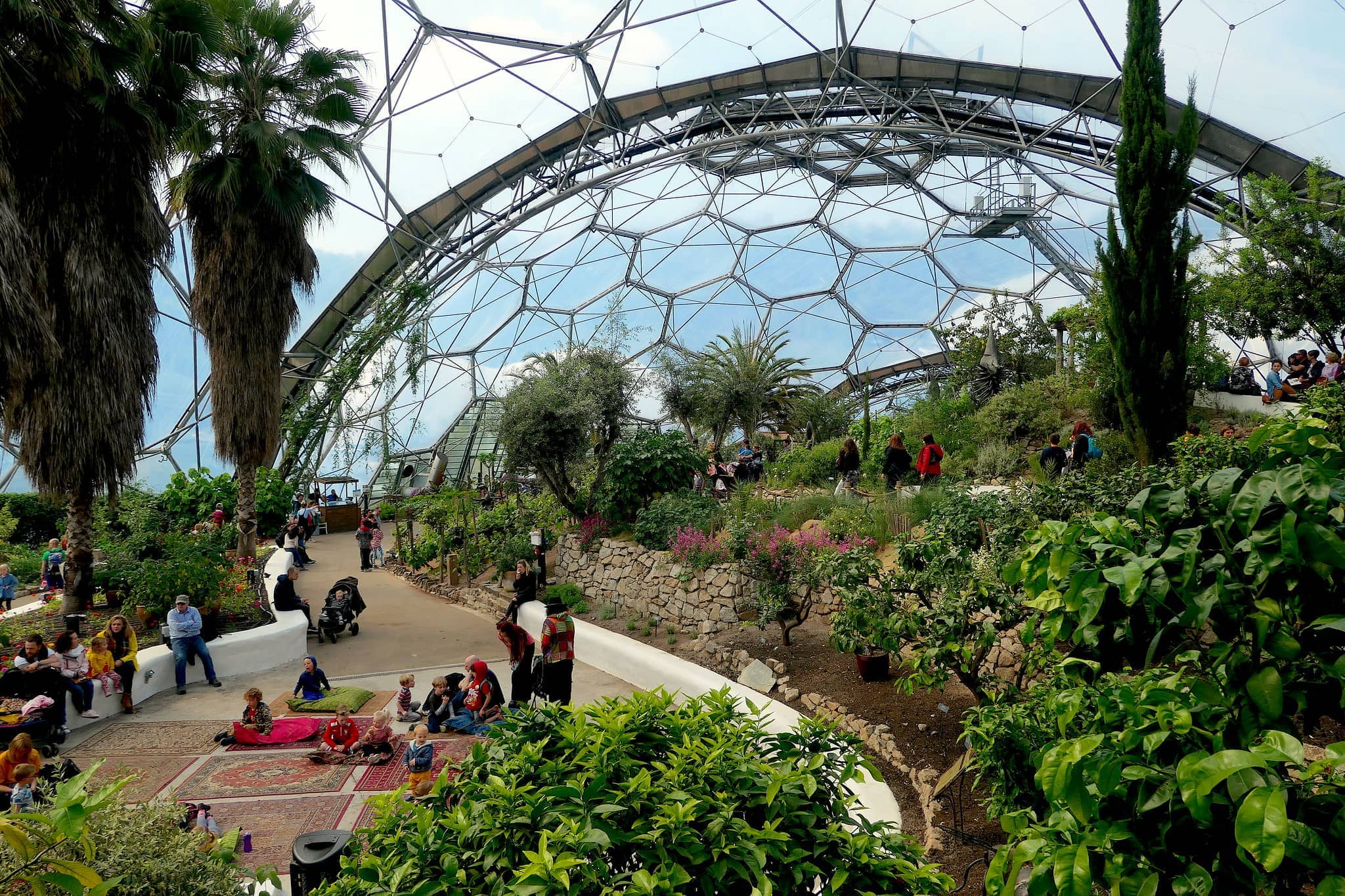 Inside Eden Dome