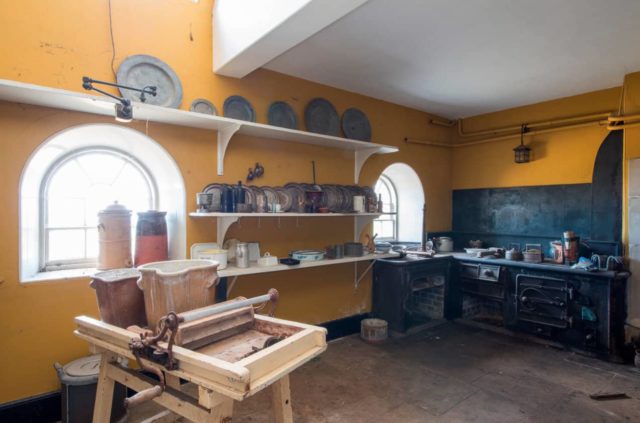 The kitchen at Norris Castle