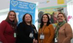 From left to right Joanna Westwood (Island Roads fundraising committee member), Mandy Fuller and Kellie Lawrence (Daisy Chain fundraising managers) and Elbie Todd ((Island Roads fundraising committee member)