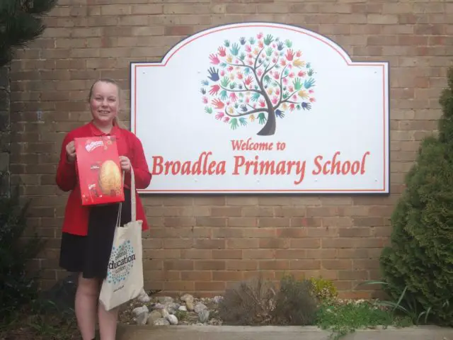 Primary winner Eleanor Green from  Broadlea