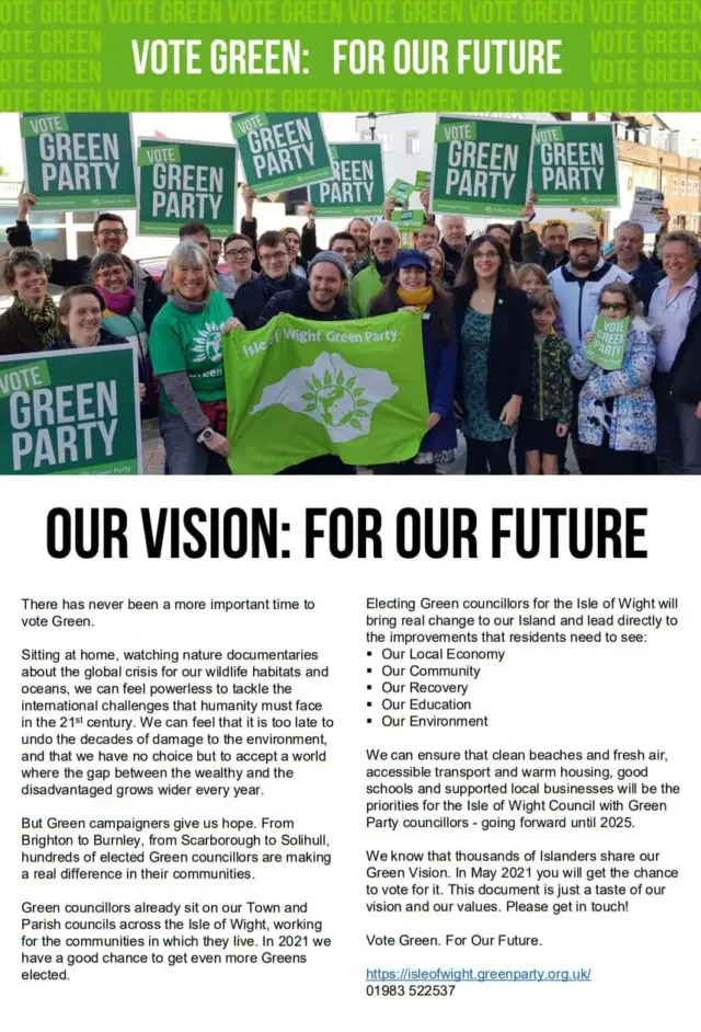 Green For Our Future: Our Vision