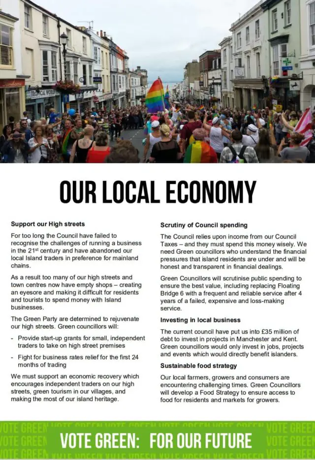 Green For Our Future: Our Local Economy