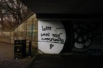 Let's love our community graffiti