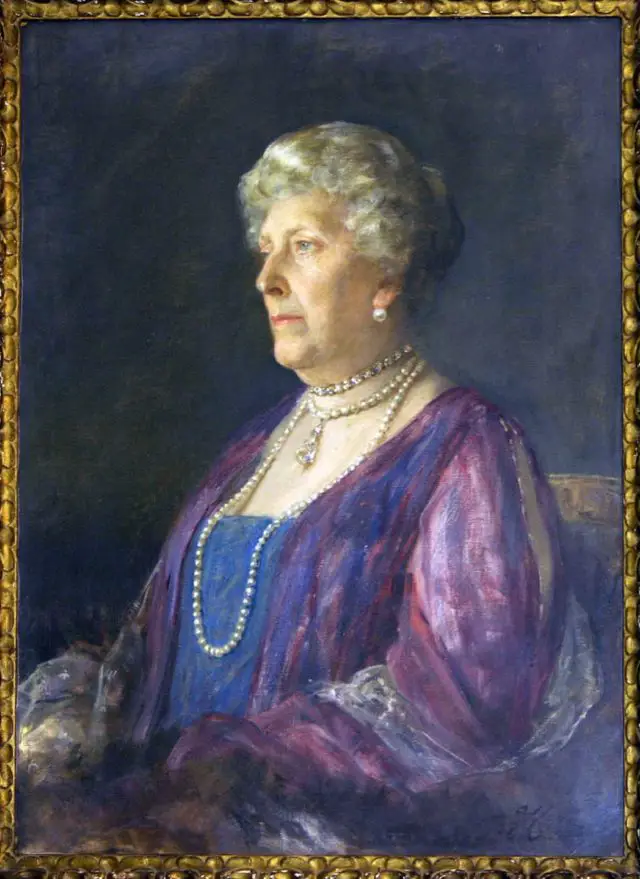 A portrait of Princess Beatrice, painted by Sir Arthur Stockdale Cope in 1928