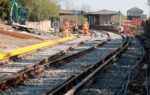 Engineers working on new train loop at Brading