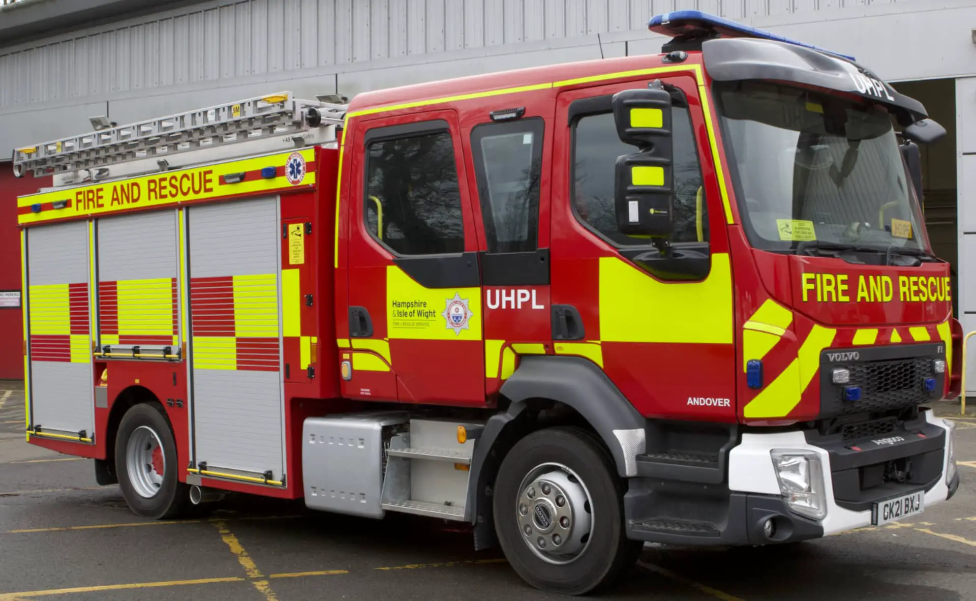Hants and IW Fire Service tender