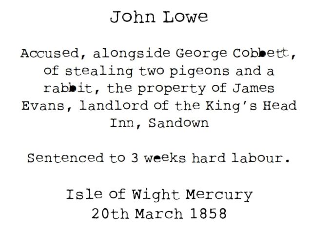 John Lowe's snippet from the Mercury