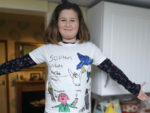 Sophie lawton in her T-shirt
