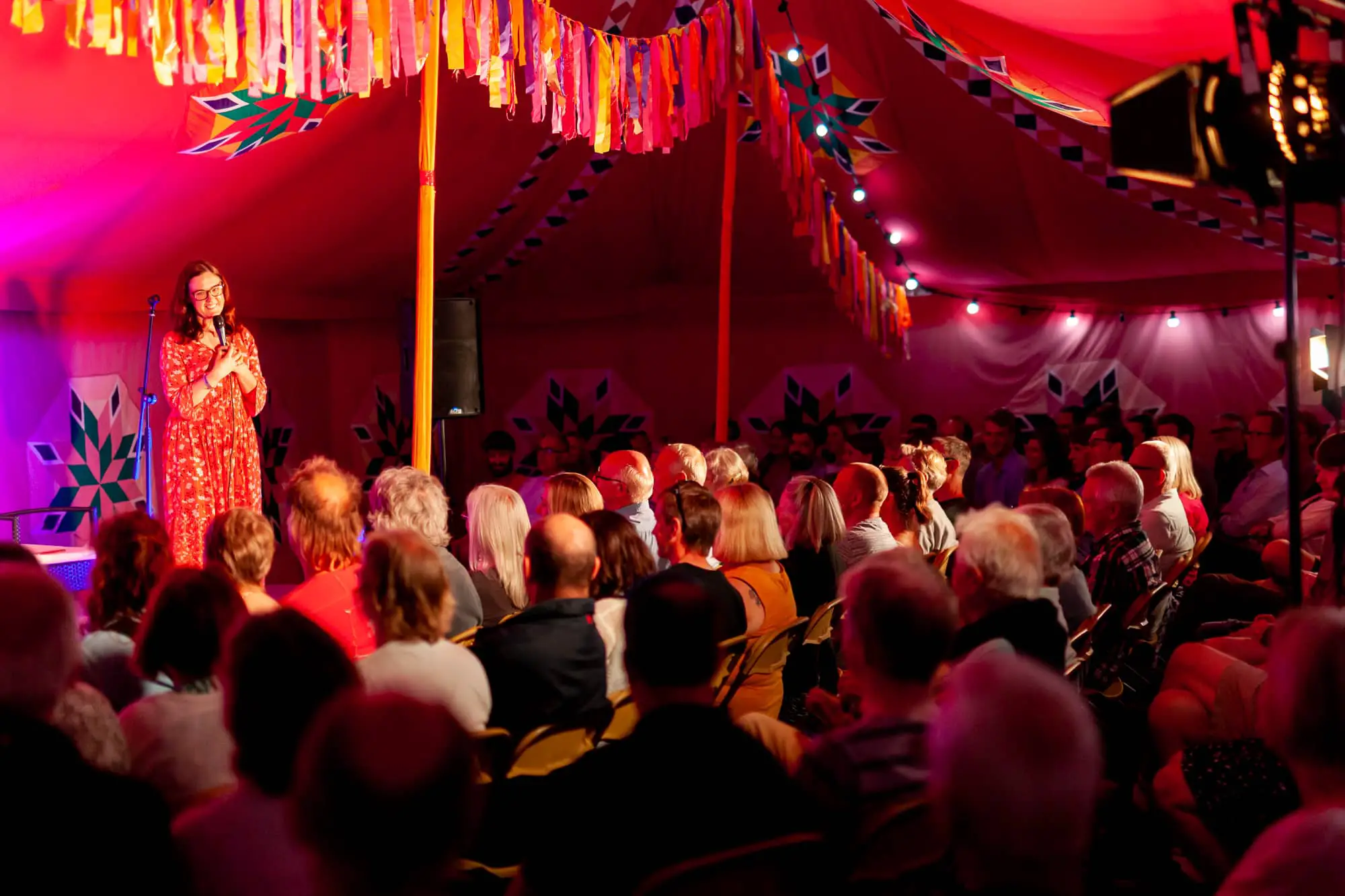 Comedy & Cabaret Tent by Julian Winslow