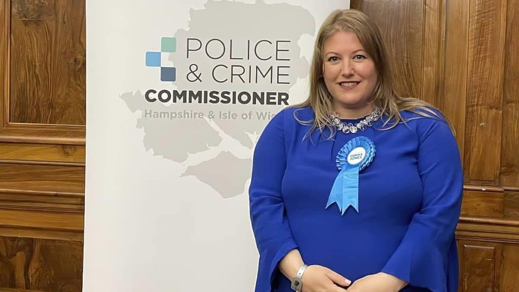Conservative Donna Jones elected as new police and crime commissioner