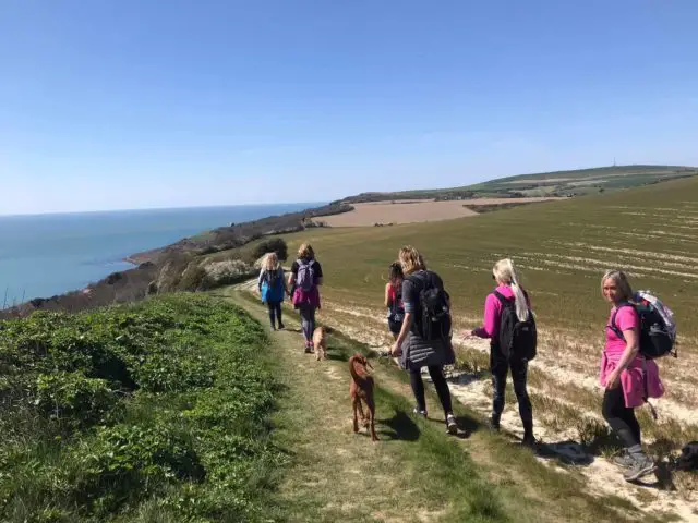 Walkers on the Isle of Wight