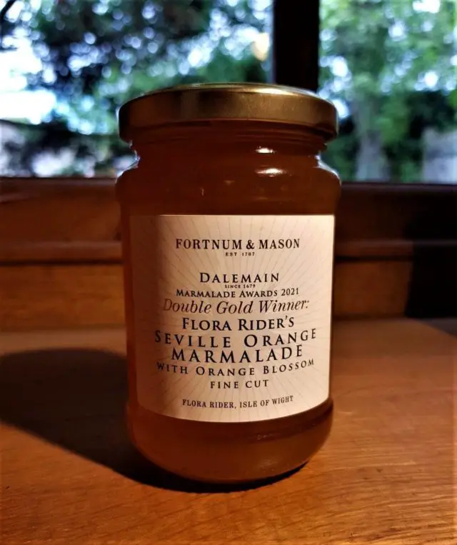 Flora's jar of marmalade