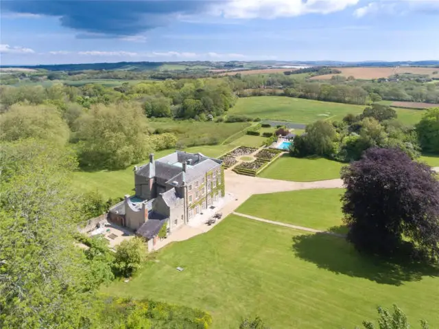 Gatcombe House from the air
